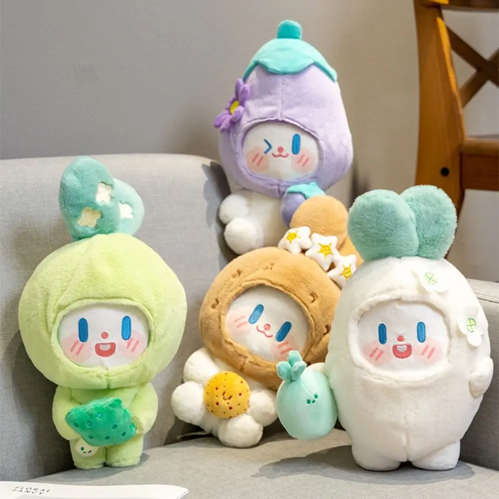 

Toy Soft Pillow Anime Figure Doll Rabbit Plush Toy Sleeping Pillow Vegetable Elves Plush Toy Appease Elf Stuffed Animals