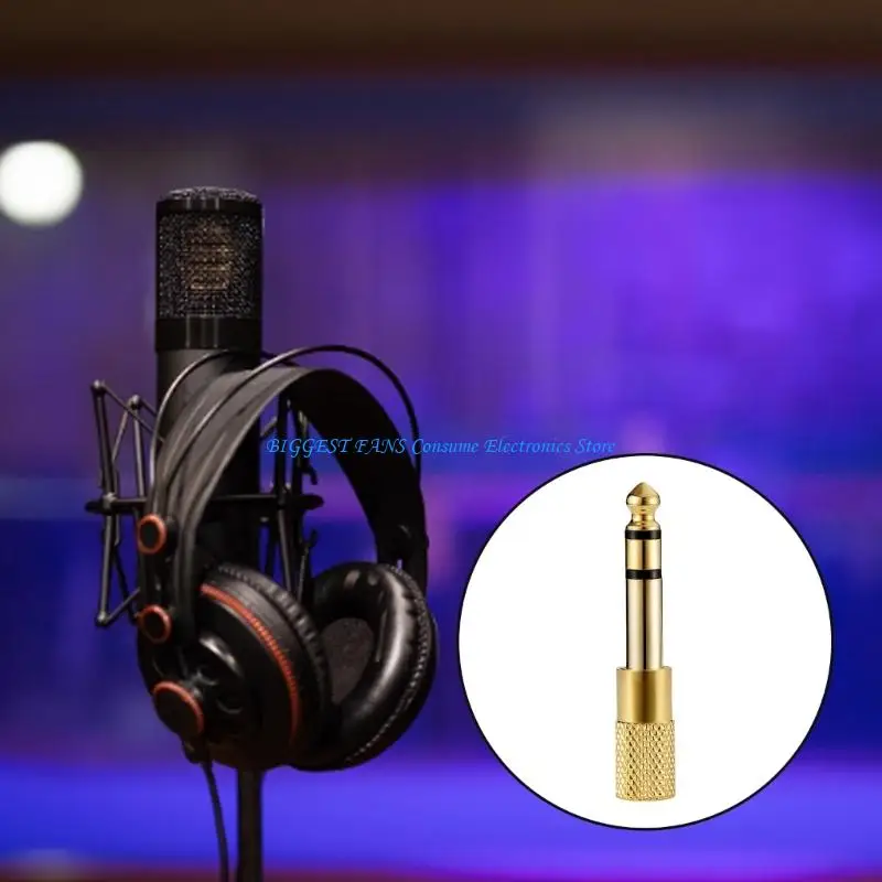 

Headphone Adapter 6.35mm (1/4inch) Male to 3.5mm (1/8inch) Female