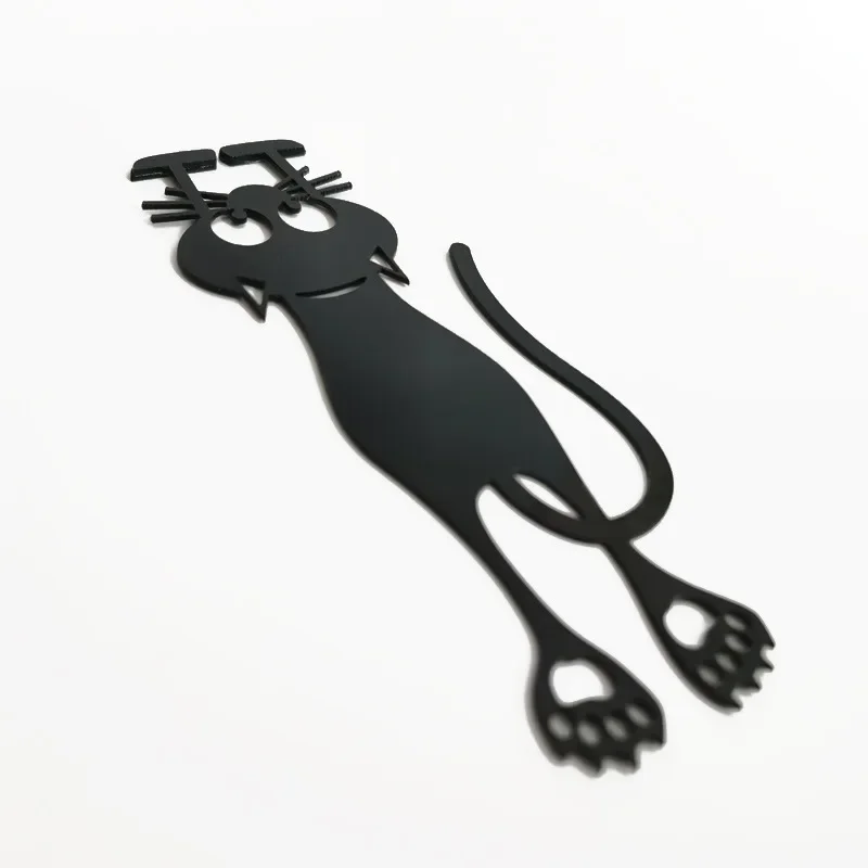 1Pc Cute Black Cat Bookmark Bookmark Reading Book Mark Stationery School Office Supply Student Gifts