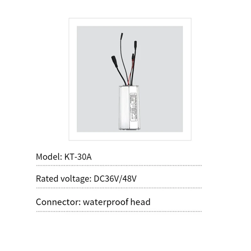 KT Ebike Controller 36/48V 1000W KT-30A 30A Electric Bike Bicycle Brushless LCD LED Controller