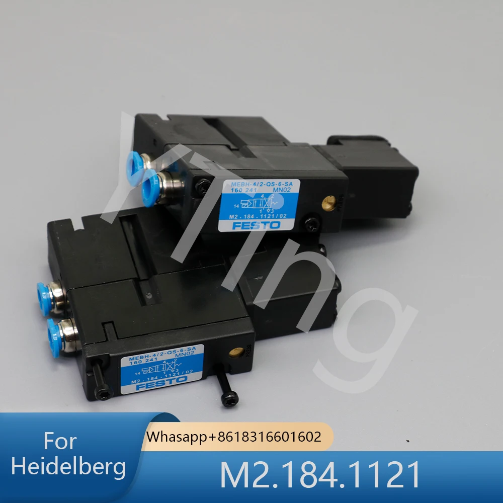 Imagem -03 - Válvula Solenóide para Máquina de Impressão Deslocada Heidelberg Peças Sobressalentes mm M2.184.1111 mm M2.184.1121 M2.184.1131 Sm52 Sm74 Sm102