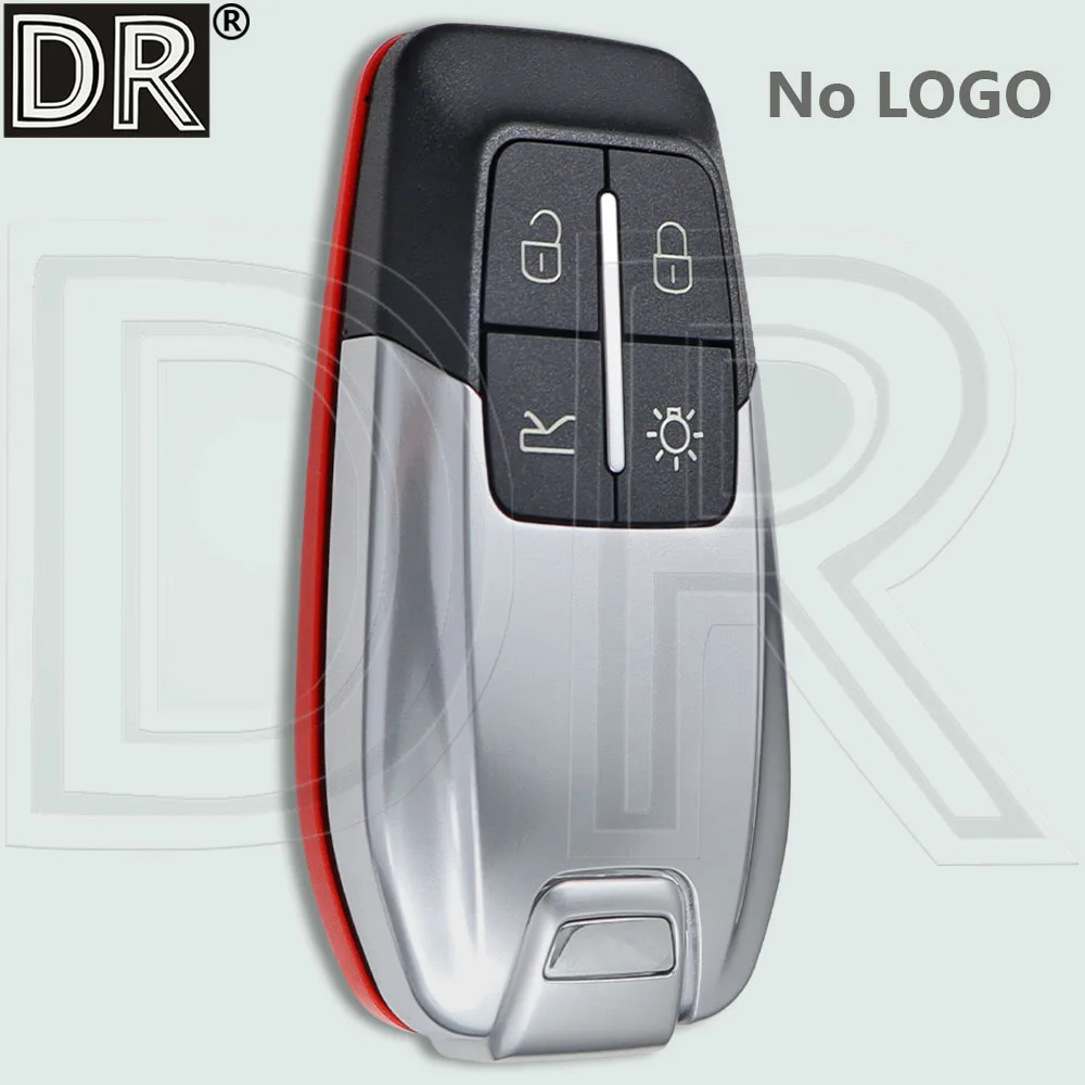 DR Replacement 4 Button Keyless Go Smart Car Remote Key Shell Case For Ferrari 458 588 488GTB LaFerrari No LOGO