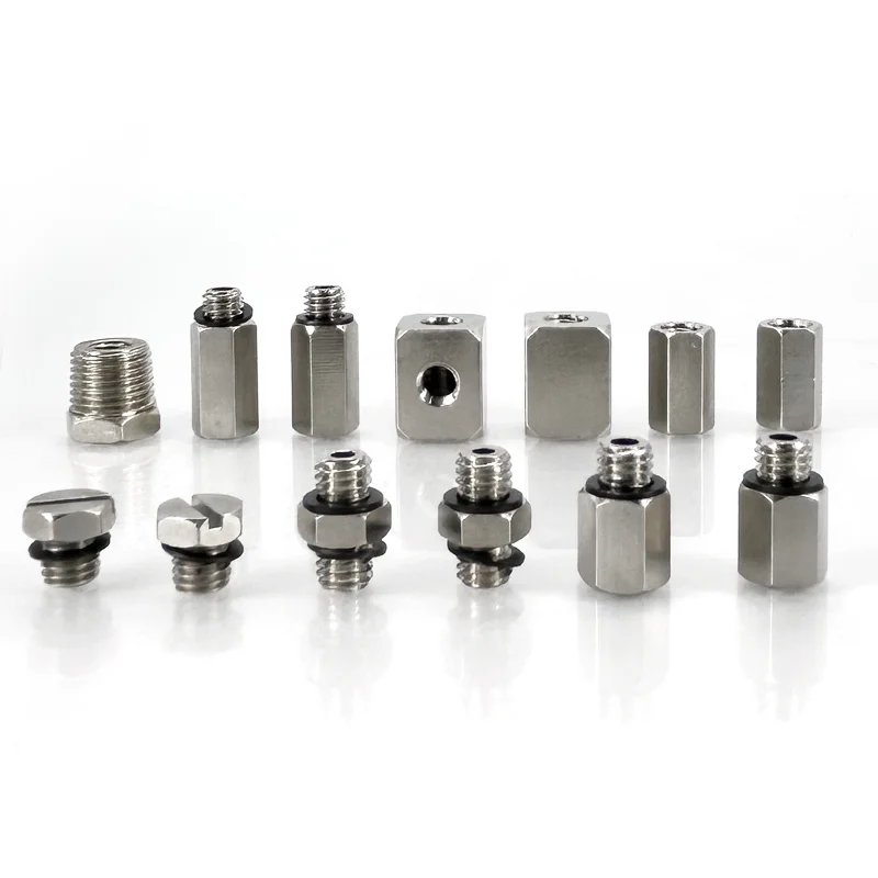 Metal Mini Air Pneumatic Pipe Fitting Brass Straight Elbow Tee Tube Internal Thread M3 M5 M6 1/8 OD Plug Adapter Quick Connector - Image 3