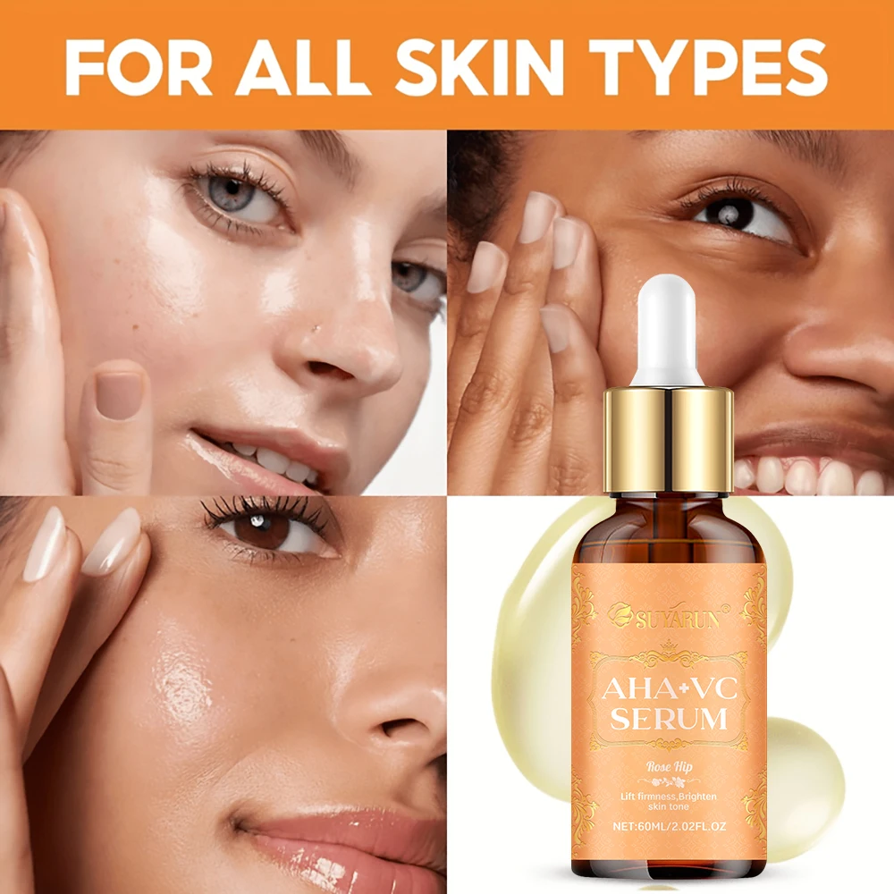 SUYARUN AHA + Сыворотка с витамином С — отшелушивающая осветляющая эссенция для лица от темных пятен, тусклости и неровного тона кожи.