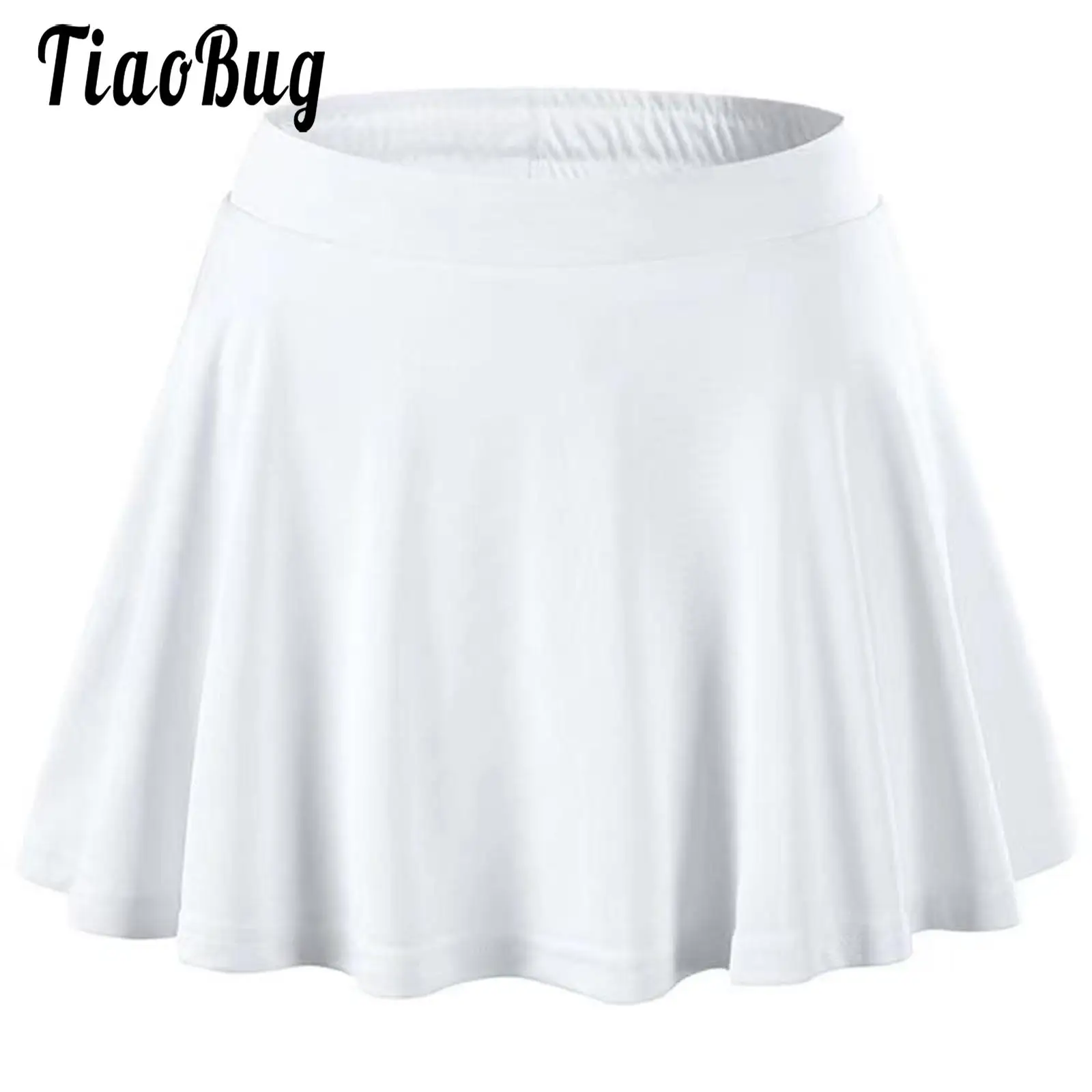 

Kids Girls Tennis Golf Skirts Culottes Trouser Skirt Summer Athletic Sports Skirt with Shorts for Dancing Workout Gym Sportwear