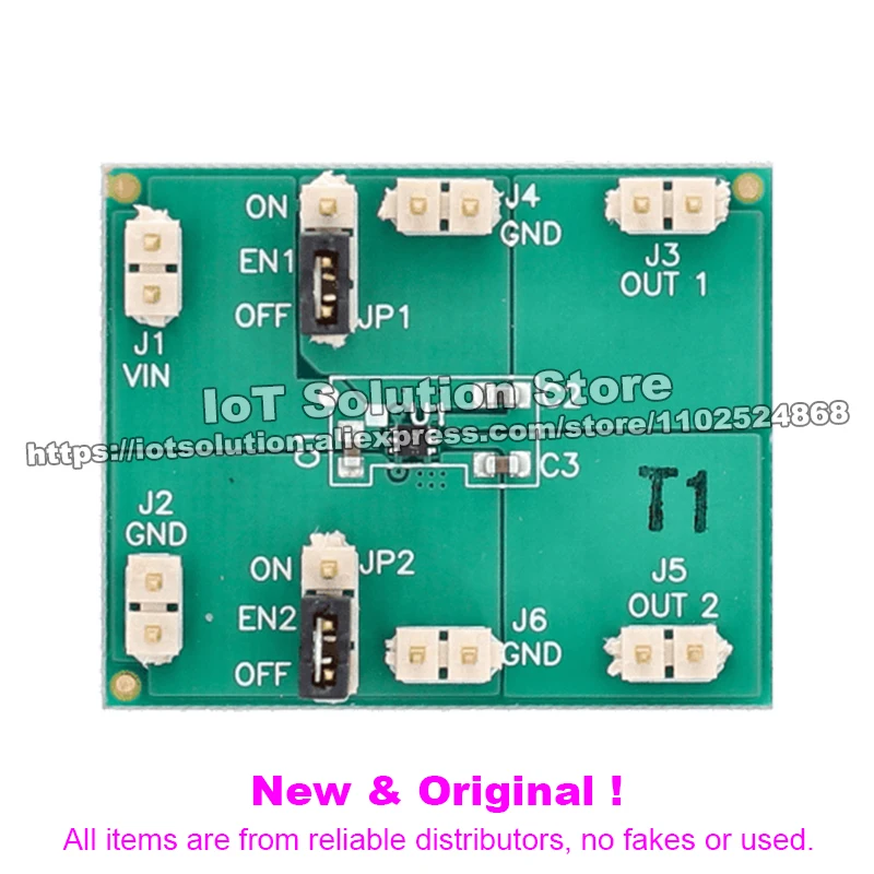 TLV7101828EVM-595 Evaluation Module for Dual, 200mA Output, Low Noise, High PSRR, Low-Dropout Regulator TLV7101828EVM 595