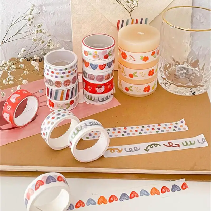 Modische Goldfolie Scrap booking auffälliges Design dekorative stationäre Sterne und Washi langlebig und langlebig