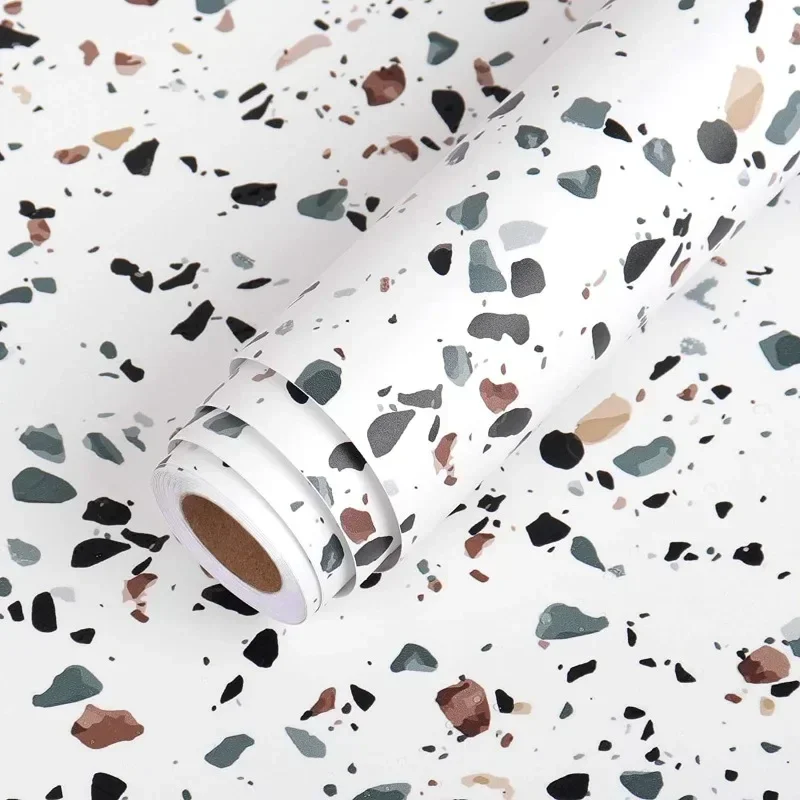 terrazzo-contact-paper-white-waterproof-self-adhesive-wallpaper-roll-granite-countertop-decor-peel-and-stick-sticker-for-kitchen