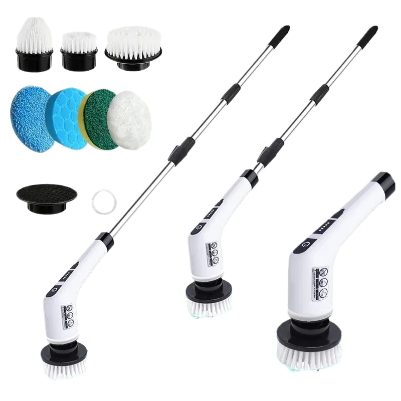 แปรงทำความสะอาดไฟฟ้าแบบหมุน แปรงขัดหมุนไฟฟ้าคุณภาพสูงรุ่นใหม่