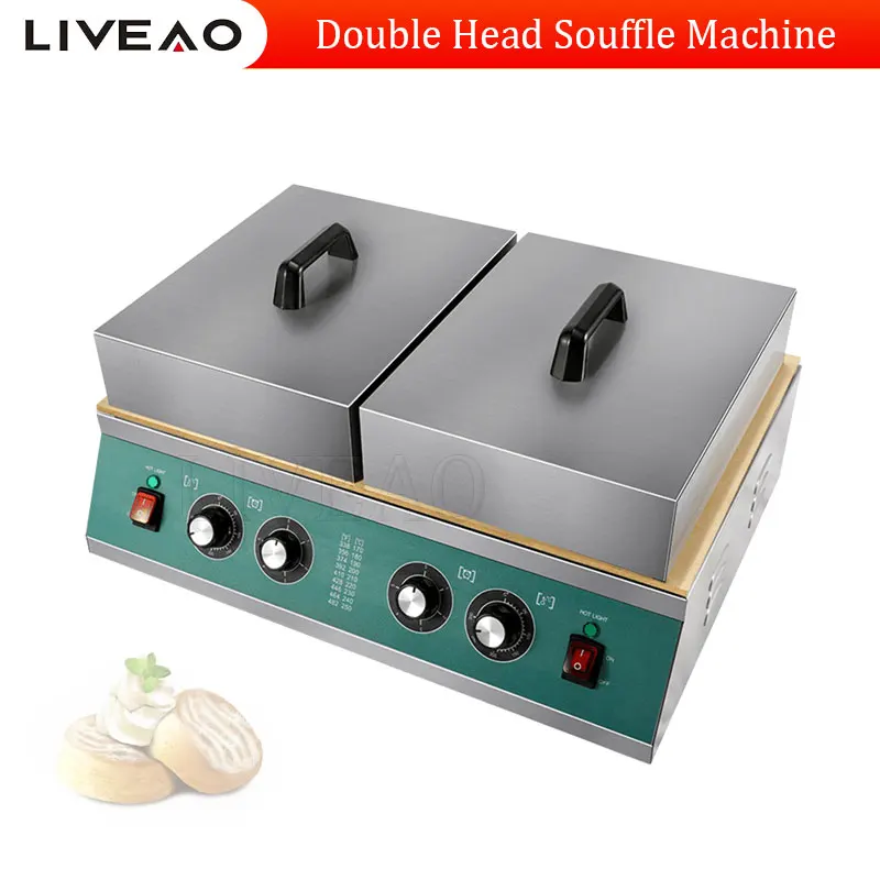 2600W Double Plates Fluffy Japanese Souffle Pancakes Maker Fluffy Pancake Schwa Machine