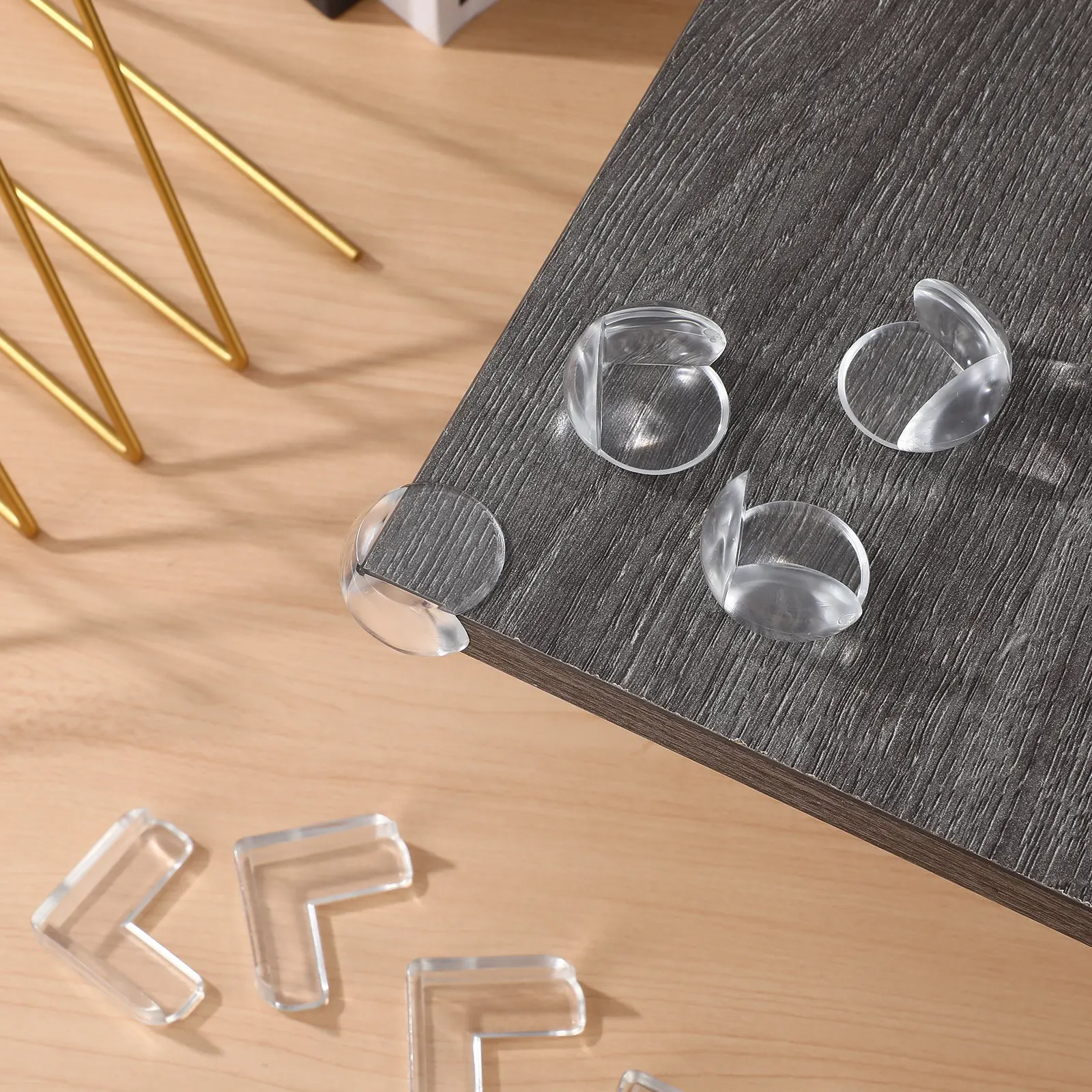 20Pcs Transparent Corner Protectors Baby Proof Corner Guards Furniture Table Edge Bumpers for Kids Baby Proof Corners and Edges