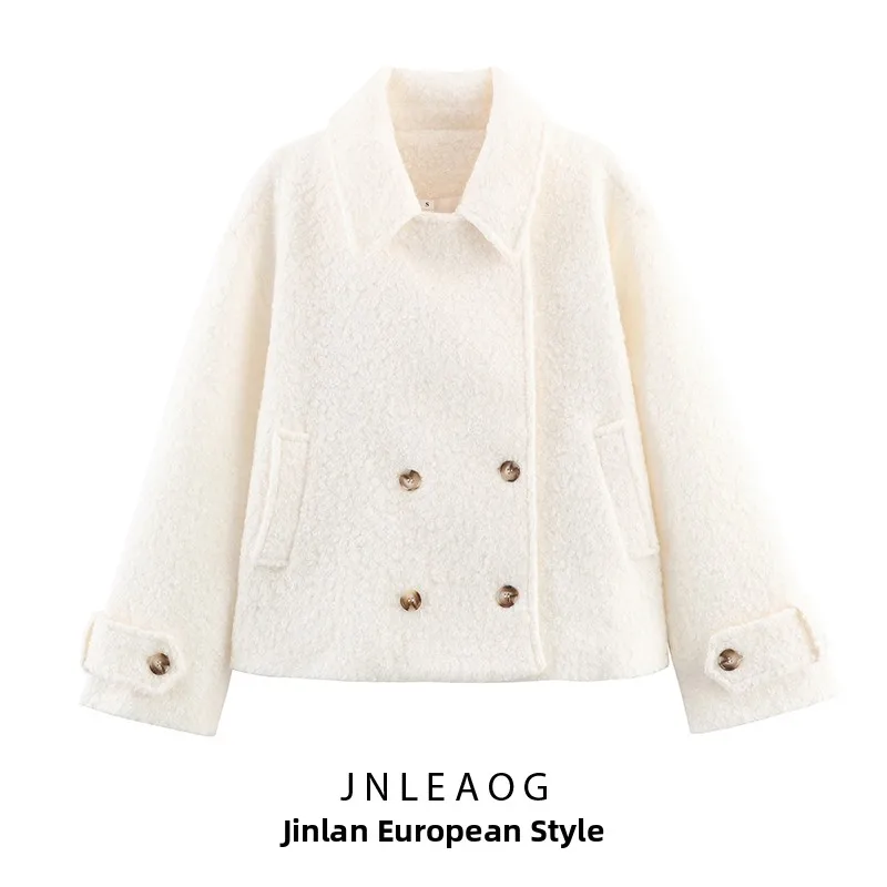 

JNLEAOG, осеннее новое модное универсальное бархатное пальто, женская верхняя одежда, длинная застежка на пуговицы, подставка