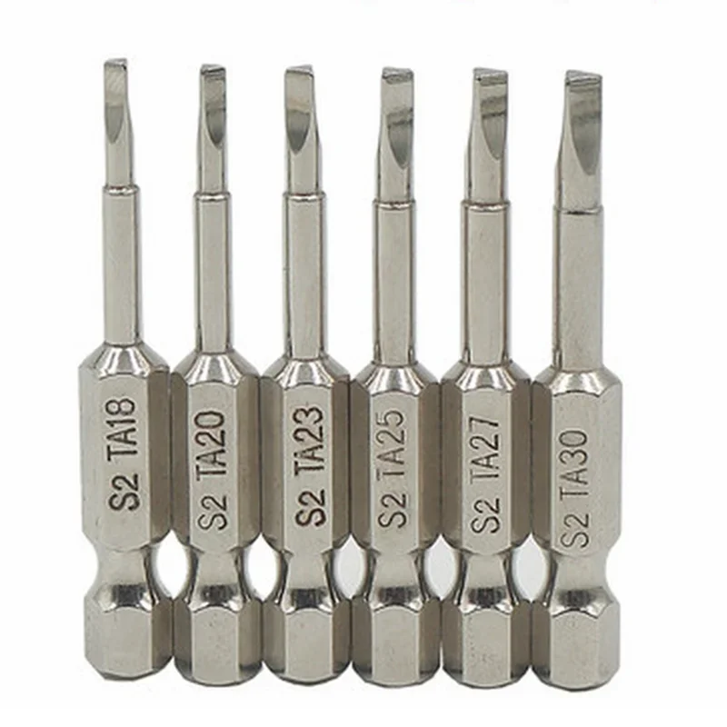 5Pcs/Set Magnetic Triangle Head Screwdriver Bits Set 1/4