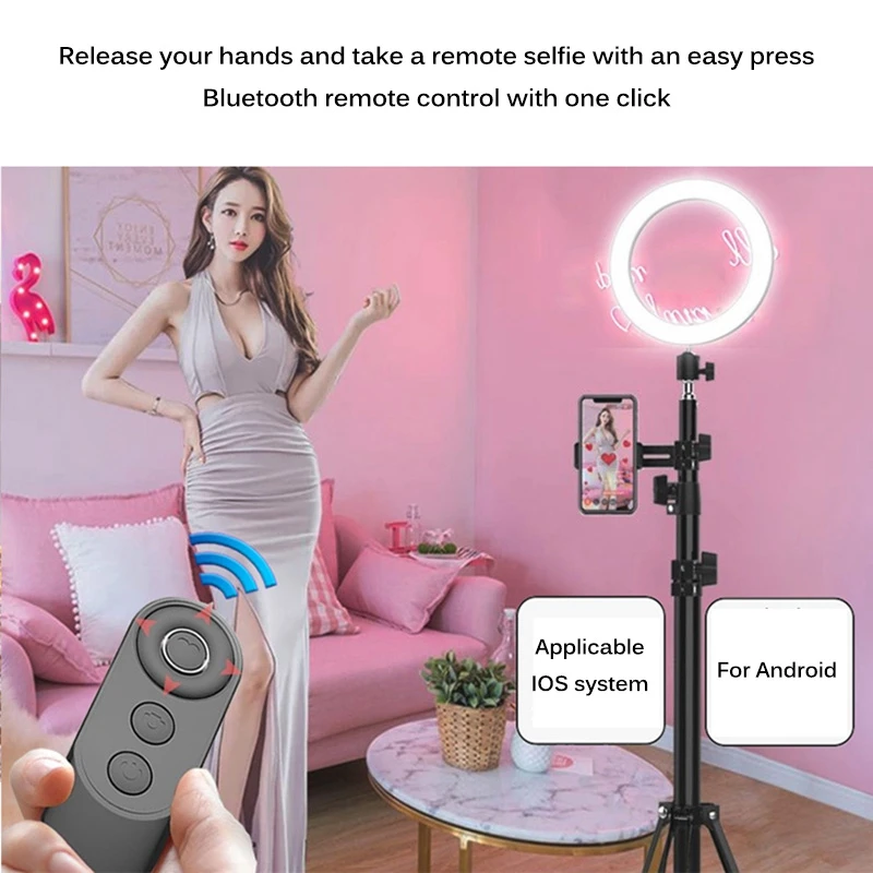 Wireless Bluetooth Shutter Remote Control Smart Phones Photos Selfies Bluetooth Handy Remote