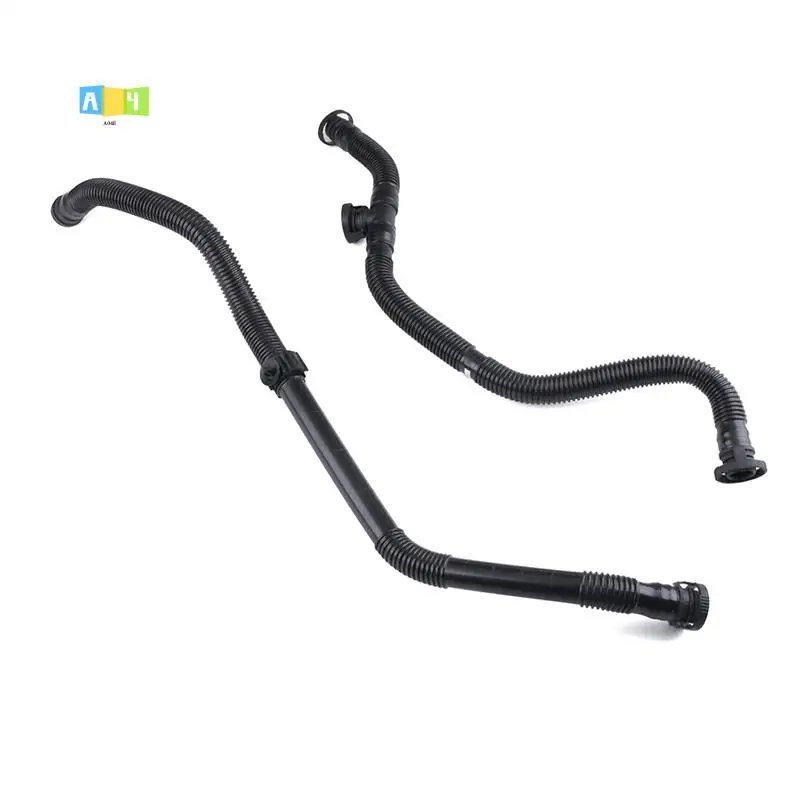 

A04E-2Pcs Crankcase Breather Hose For VW Touareg Q7 4.2L BAR 4L0 131 206 A 4L0131206 4L0131206A