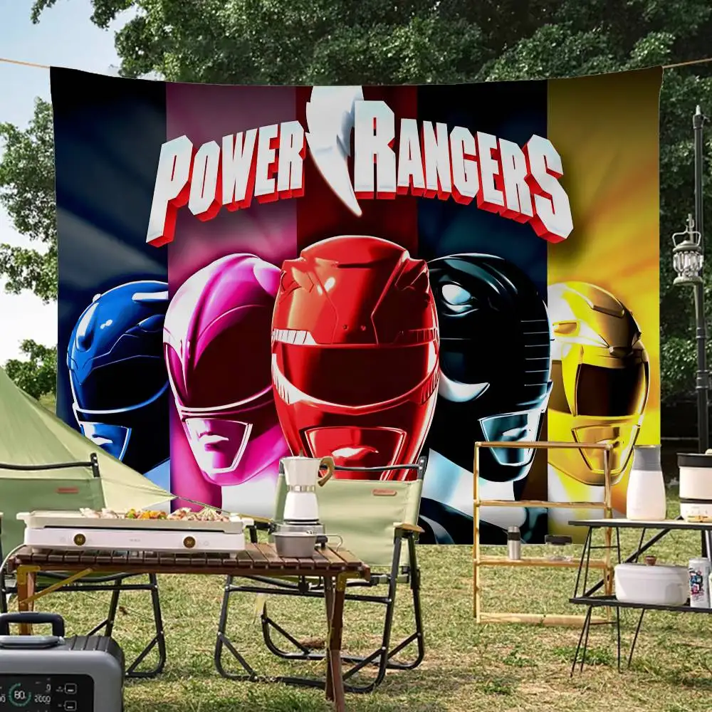 COOl Power R-Rangers Game Anime Printed Large Flag Art Science Fiction Room Home Decor Decor Banner