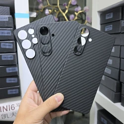 QADIR Ultra-thin case for Samsung Galaxy S25 ultra Aramid fiber case for S25 plus carbon cover