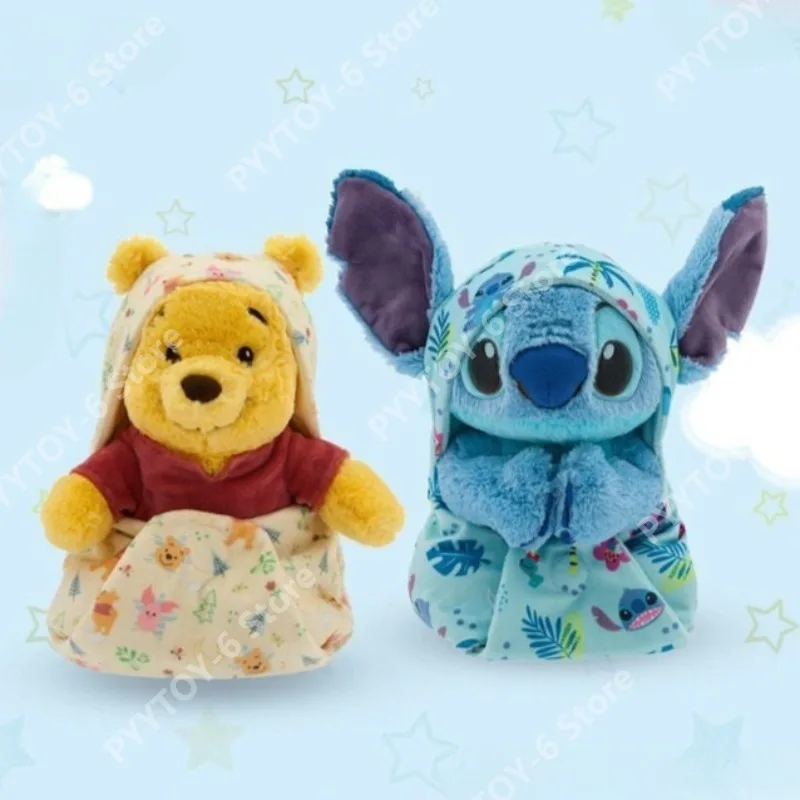 

Оригинальные плюшевые куклы Disney с капюшоном: Винни-Пух, Иа-Иа, Стич. Милые мягкие игрушки, декоративные украшения, подарок на Новый год и день рождения.