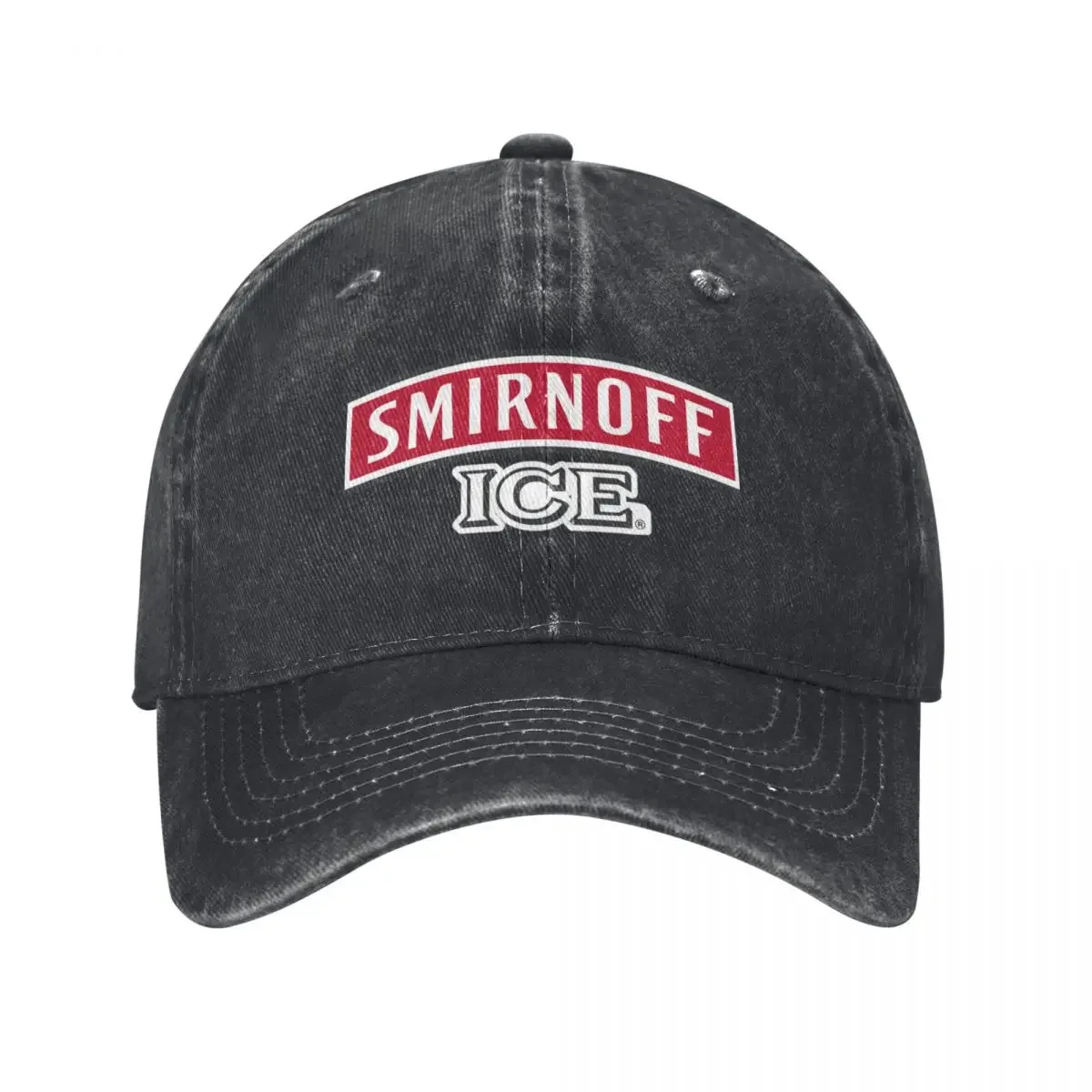 Smirnoff Ice Logo Classic T-Shirt Baseball Cap Hat Luxury Brand Hood For Man Women's