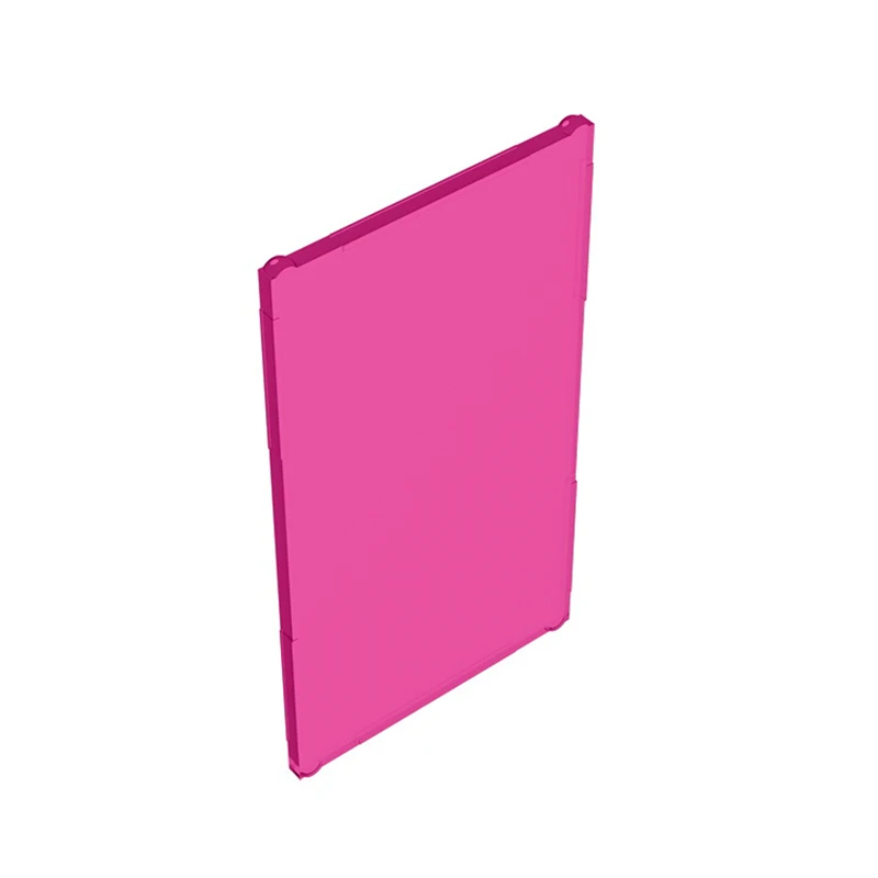 Gobricks 1 peça 60803 vidro para janela tijolos universais 1x4x6 blocos de tamanho padrão modelo peças de construção presentes para festa