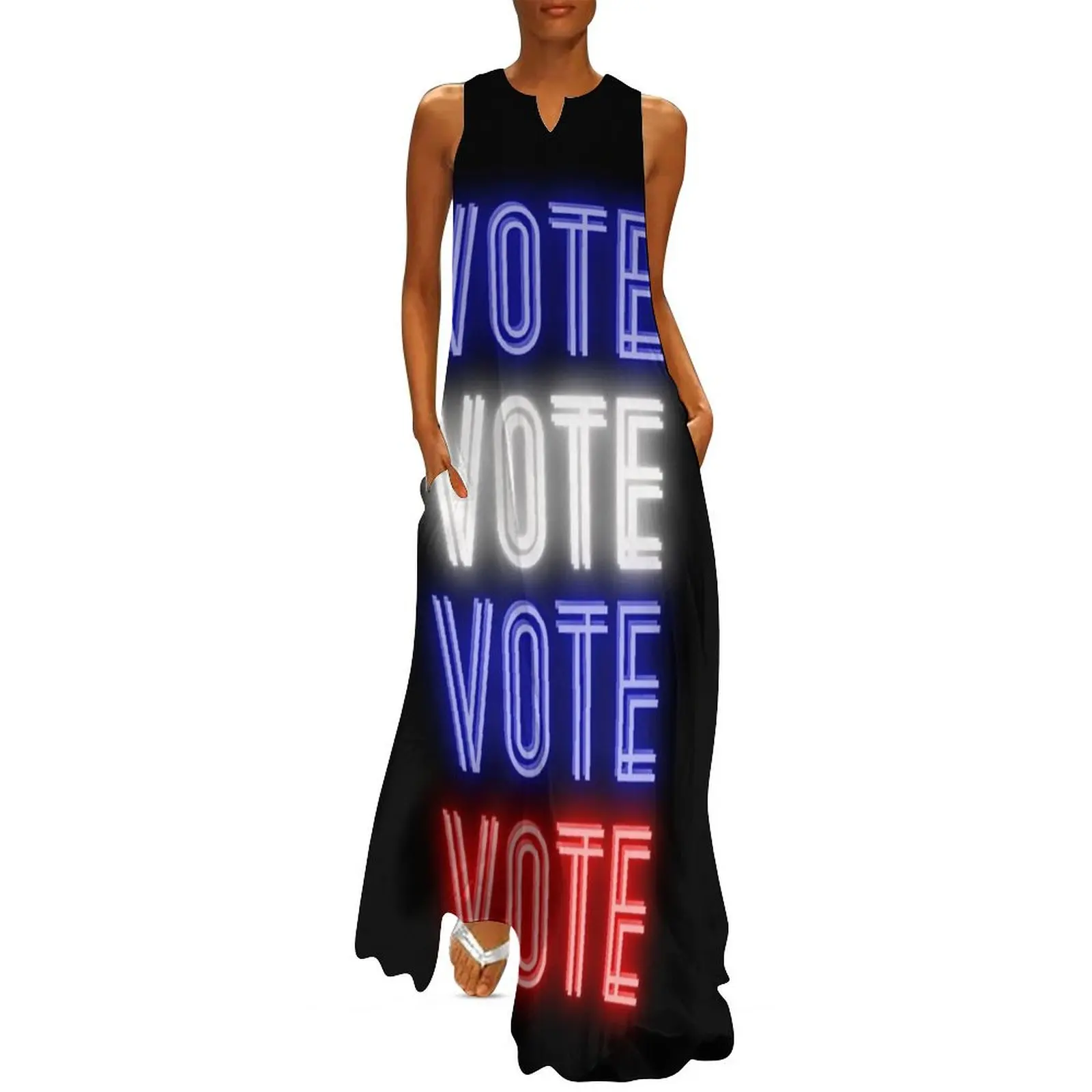 

VOTE VOTE VOTE Long Dress luxury woman party dress summer dresses for women 2025 Women's summer dresses Dress