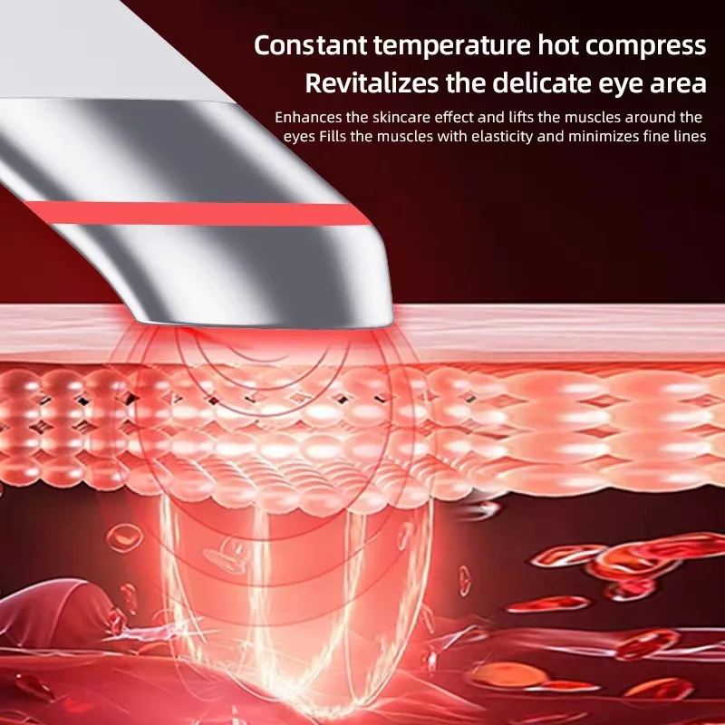 2025 EMS Microstroom Draadloze Eye Lifting Anti Rimpels Pen Wallen Donker Anti-Wallen Apparaat voor Oogmassage Gereedschap