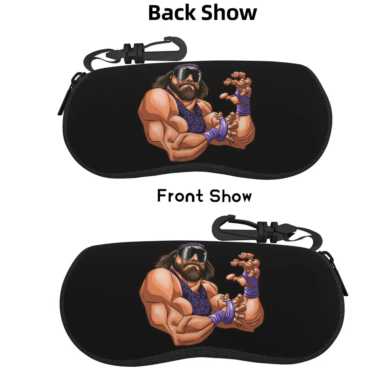 

Macho Man Randy Savage Supernova Shell Glasses Case Protective Sunglasses Box Women Men Soft Eyeglass Bag Pouch