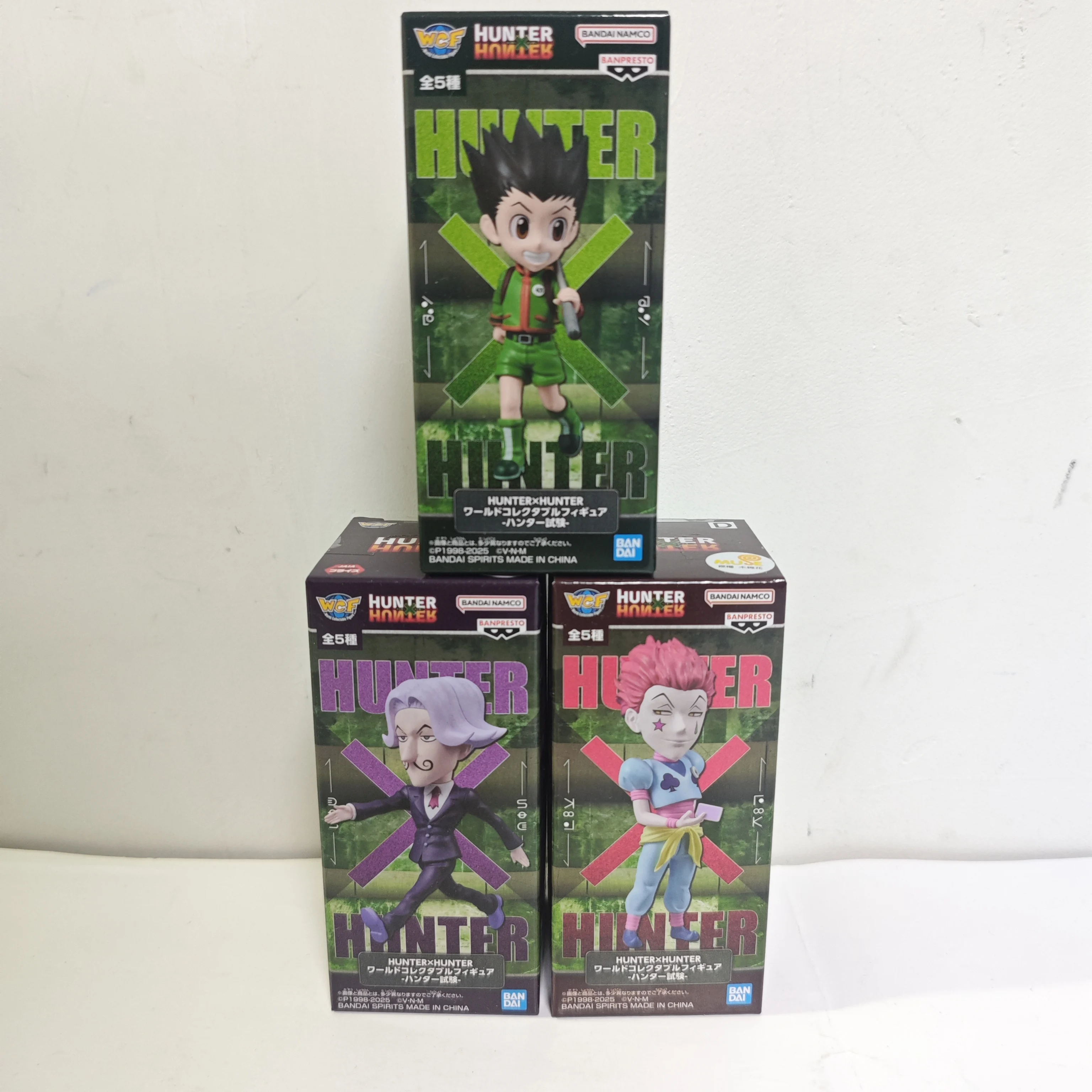 

Original HUNTER×HUNTER Anime GON FREECSS & Hisoka & Satotz WCF Action Figurine Toys PVC Model Figuarts Collection Decoration