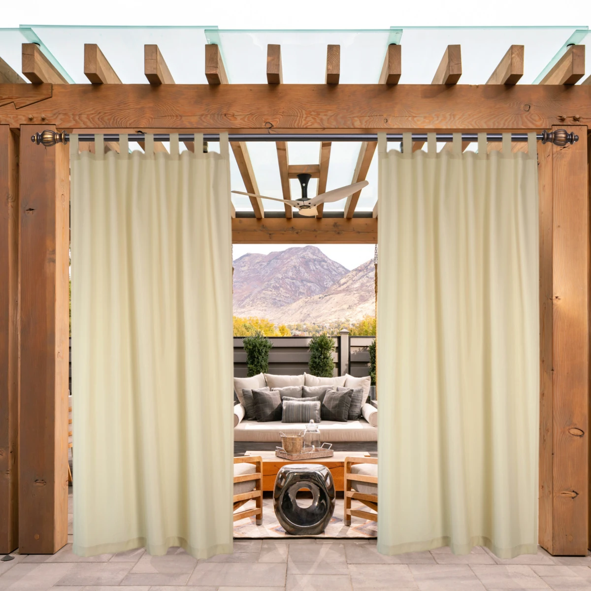 1Pc Outdoor Curtain… - image
