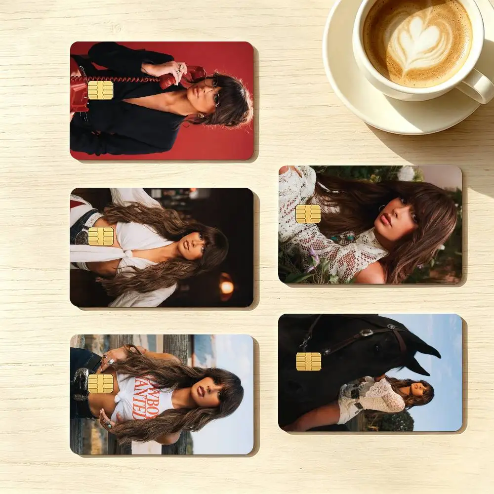 Singer E-Ella Langley  Credit Card HD Stickers Small Chip Waterproof Sticker Game Card Decal Gift
