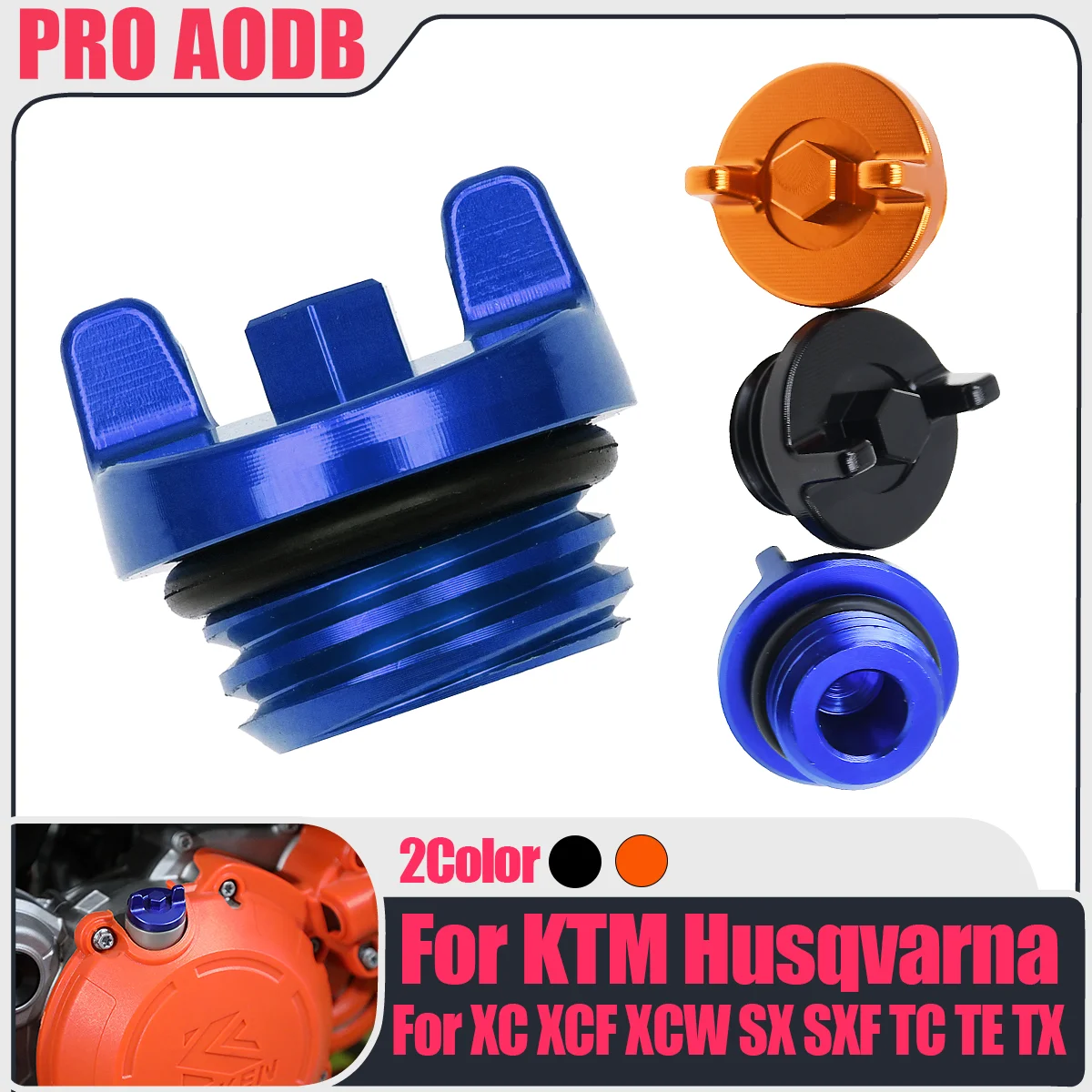 

2023 For KTM XC XCF XCW XCF-W XC-W SixDays SX SXF EXC EXC-F CNC Engine Oil Filler Plug Cap Cover 125 250 350 450 500 2004-2021