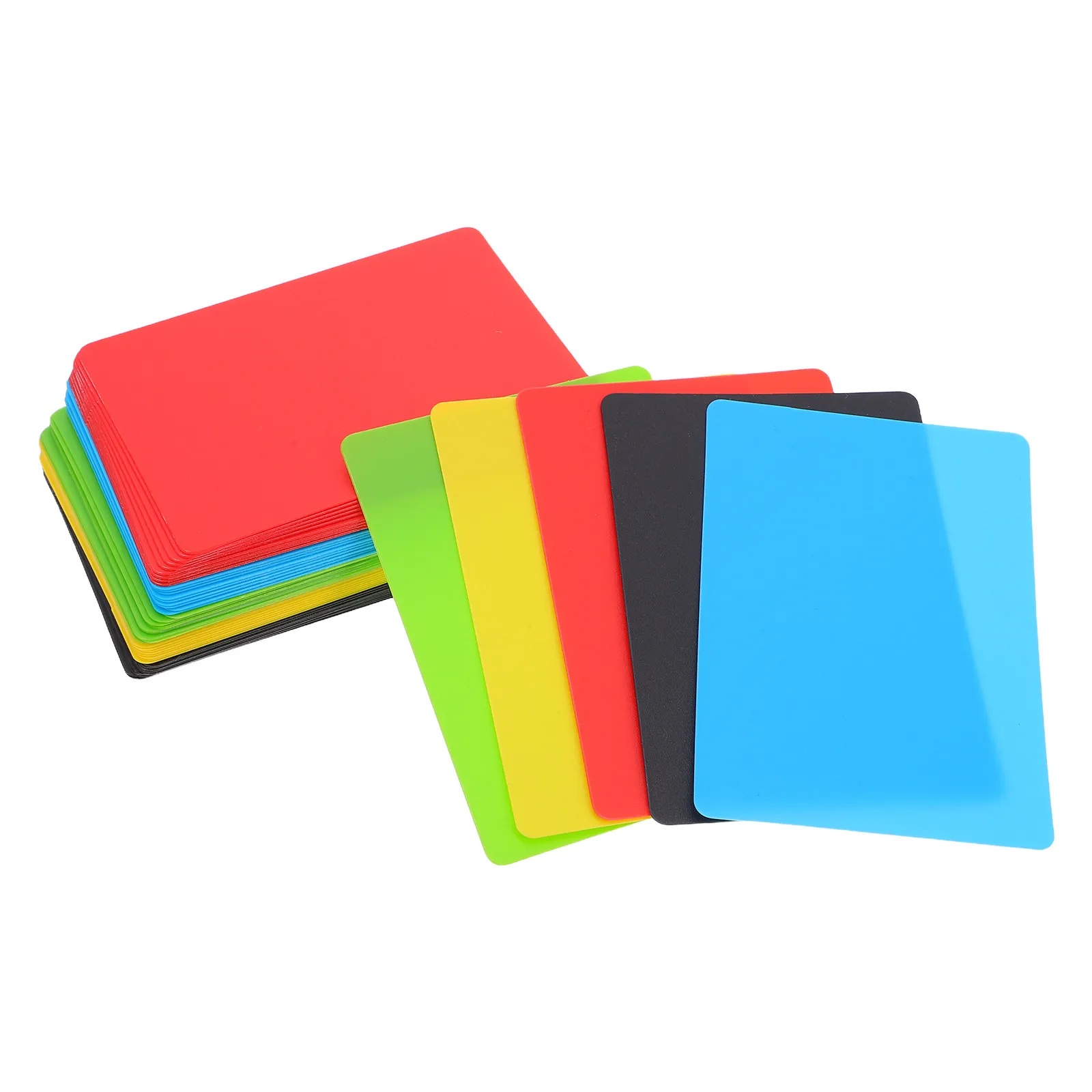 Blank Key Tags Decorative Colorful Matte Label Cards Office School Supplies Organizing Stationery 72Pcs