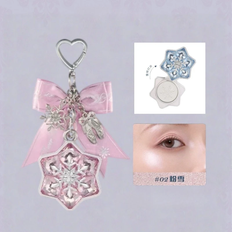 Flower Knows Snowflake Ballet New Highlighting Pendant for Girls' Hearts  Brightening Good Item Long-lasting Beauty Makeup