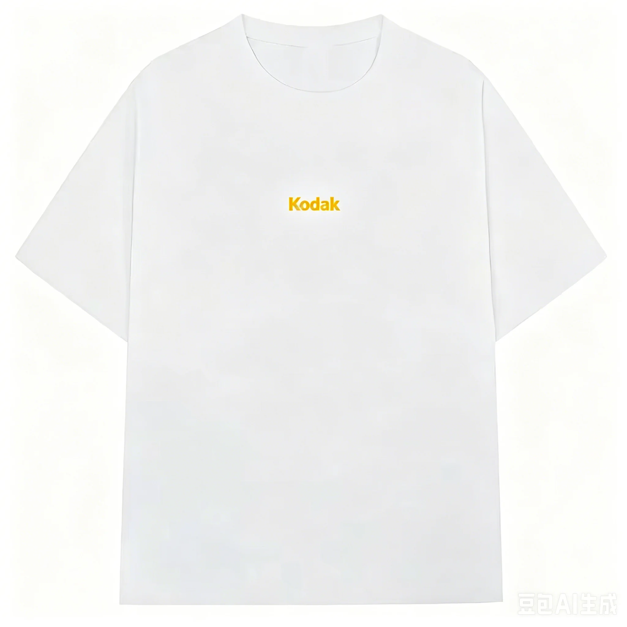 Camiseta Retro Kodak Funsaver Camera Print 2026 para hombre, camiseta coreana holgada con hombros caídos y manga corta, ropa de calle