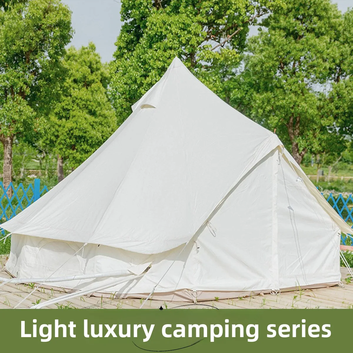 Cross-Border Internet Celebrity 3m X 3m Outdoor Tent Thickened Oxford Mongolian Yurt Explosion-Proof Rainproof Desert Camp Tent