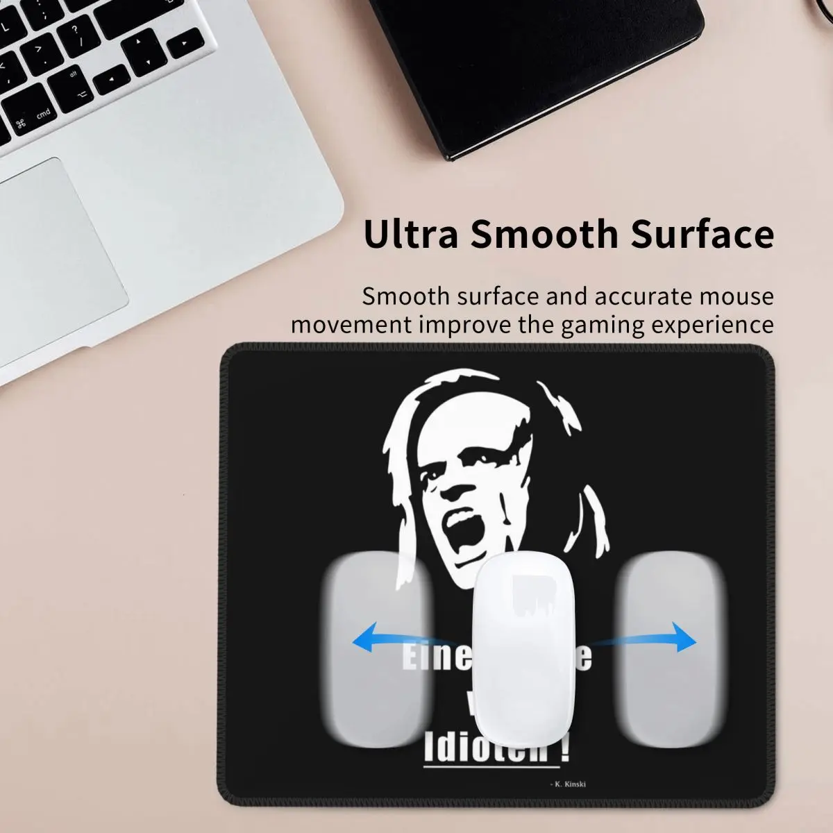 

Клаус Кинни - Идиоты Коврик для мыши Компьютерная клавиатура Коврик для мыши Игровой ПК Ноутбук Настольный коврик Офисные аксессуары Настольные коврики