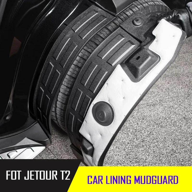 

Fit for JETOUR Traveler T2 2023-2025 Automobile Interior Lining Soundproof Cotton Mudguard Automobile Exterior Decoration Parts