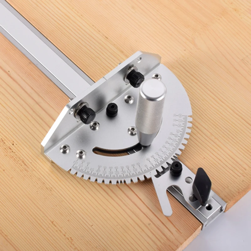 

1Pc Miter Gauge Aluminum Alloy Handle For Table Saw Router Miter Gauge Sawing Assembly Ruler DIY Woodworking Tool