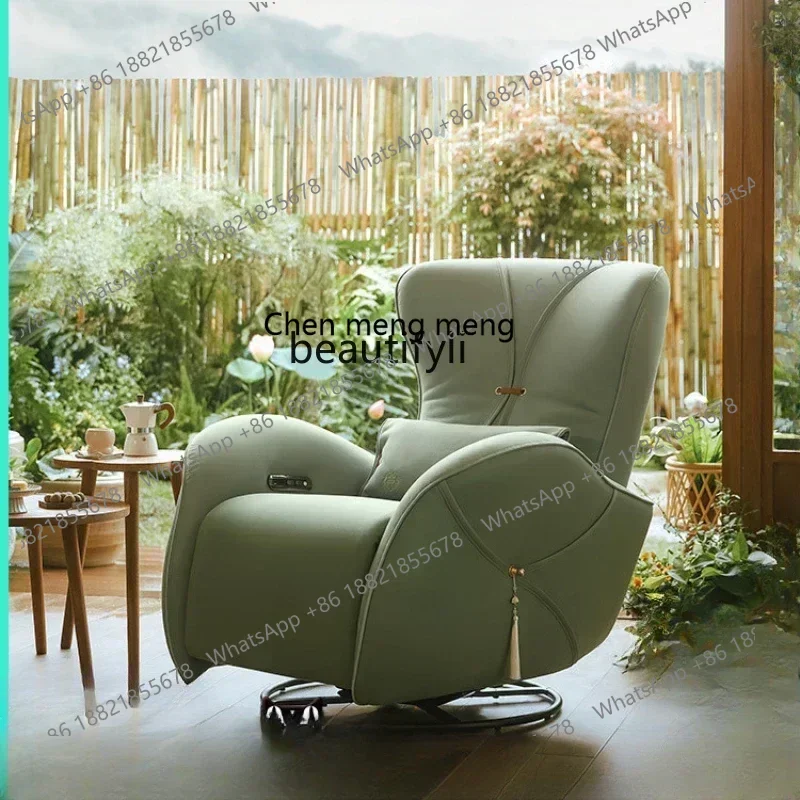ss7486 Modern Simple and Light Luxury Living Room Smart Adjustable Single Functional Sofa Chair Science and Technology Advanced