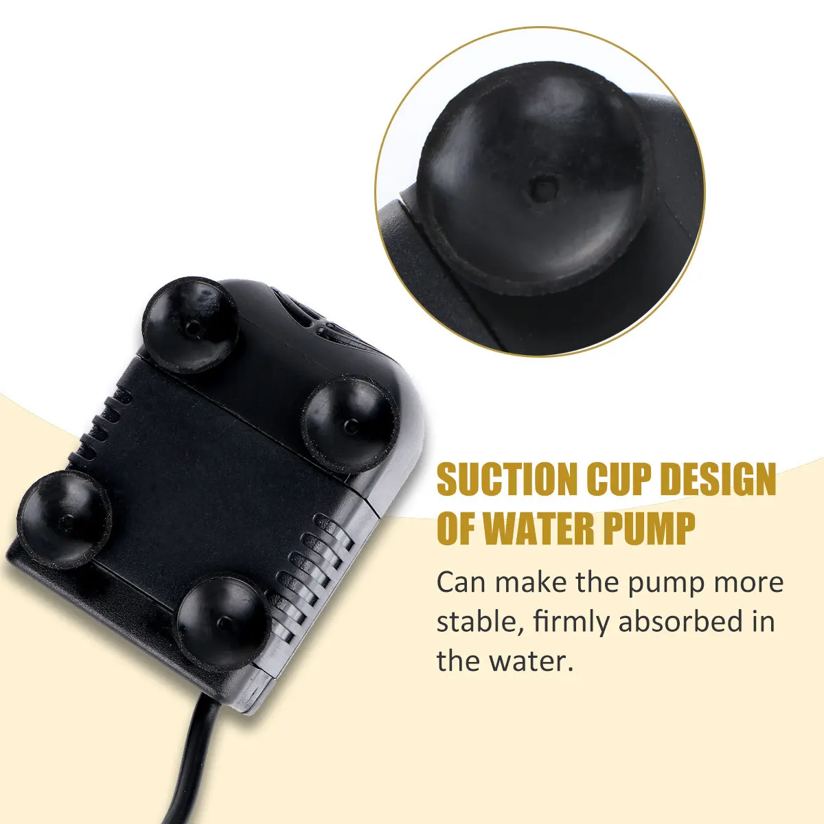 Pompa wodna 2.5 HP do użytku zewnętrznego, zanurzalna, do fontann, stawów, basenów, akwariów, wylewka do fontann, ogród, patio, maksymalny F