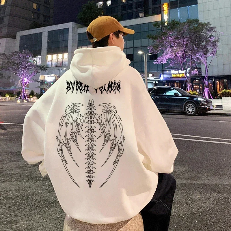 

Hot Sales Mens Tracksuit Casual Sport Hooded Sweatshirt Trend Versatile Fashion Warm Tops Jogging Pullover High Street Clothing