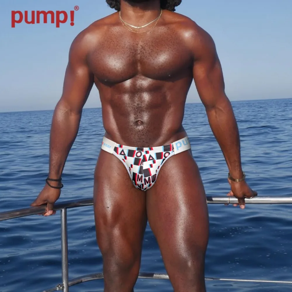 Calzoncillos recién llegados, ropa interior Sexy de corte alto para hombre, calzoncillos de rejilla a la moda para hombre, calzoncillos deportivos de cintura baja con aumento de cadera y bolsa en U