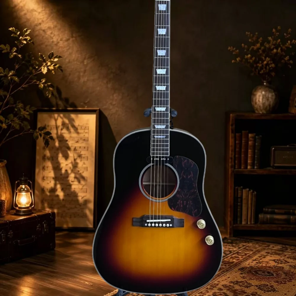 Hot Deal J Series 160 Acoustic Guitar, Mahogany Back/side, Rosewood Fretboard, 41 Inch, Bone Nut