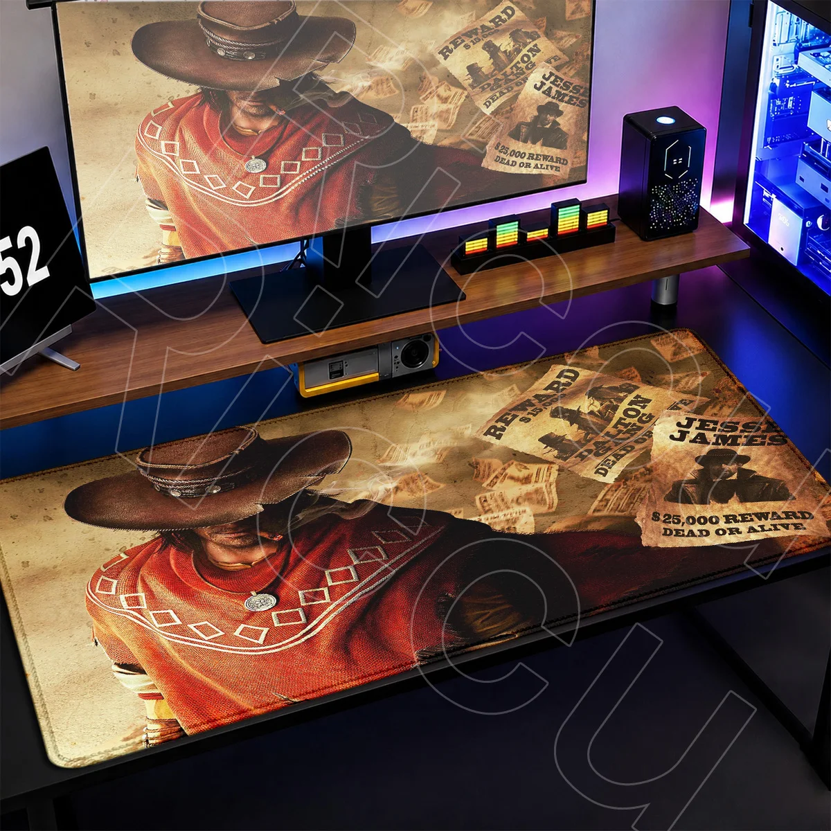 Red Dead Redemption 2 Gaming Wallpaper Mousepads XXL Notebook Rubber Desktop Carpet 900x400mm HD Printing Anime Washable Mauspad