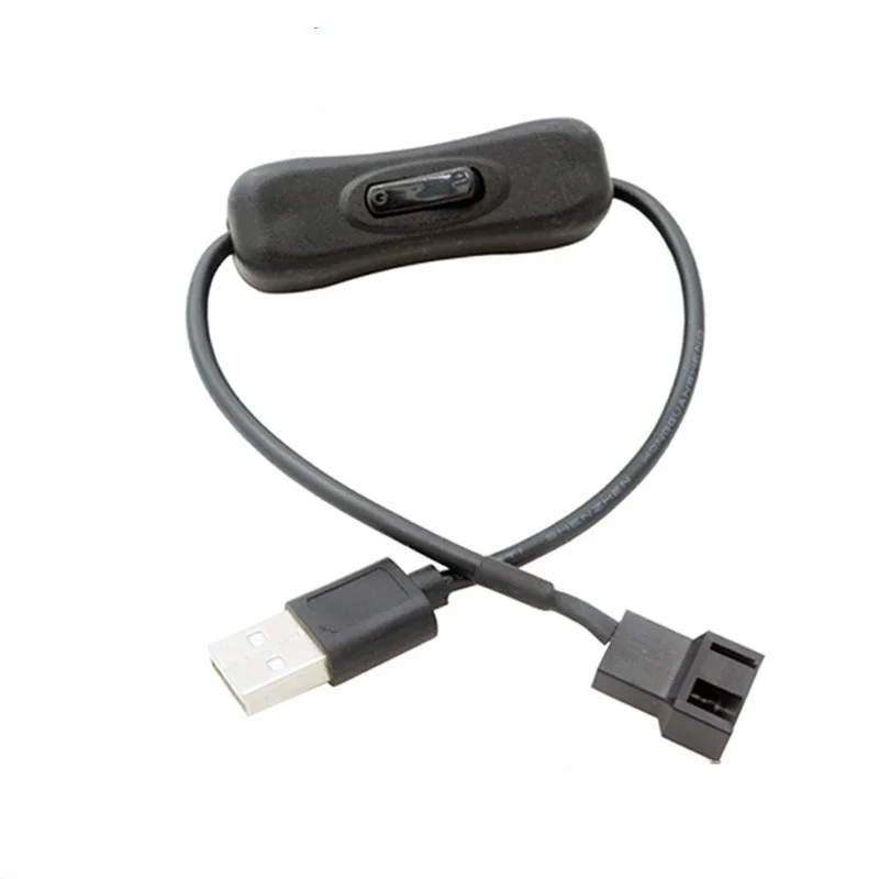 

Кабель-Переходник USB/4-контактный, PWM, 5 В, для подключения вентилятора, с выключателем