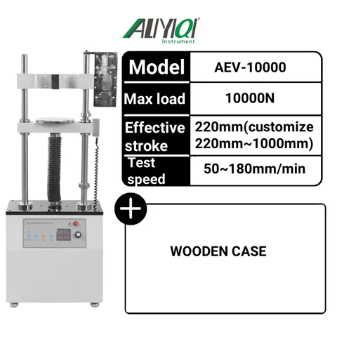 (AEV-10000) 10KN 힘 게이지 없는 전기 수직 시험대 이중 기둥 인장/압력 시험기
