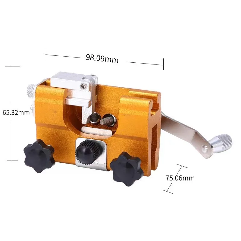 Portable Chainsaw Sharpener Hand Crank Chainsaw Chain Sharpening Jig Tool for All Kinds of Chain Saws