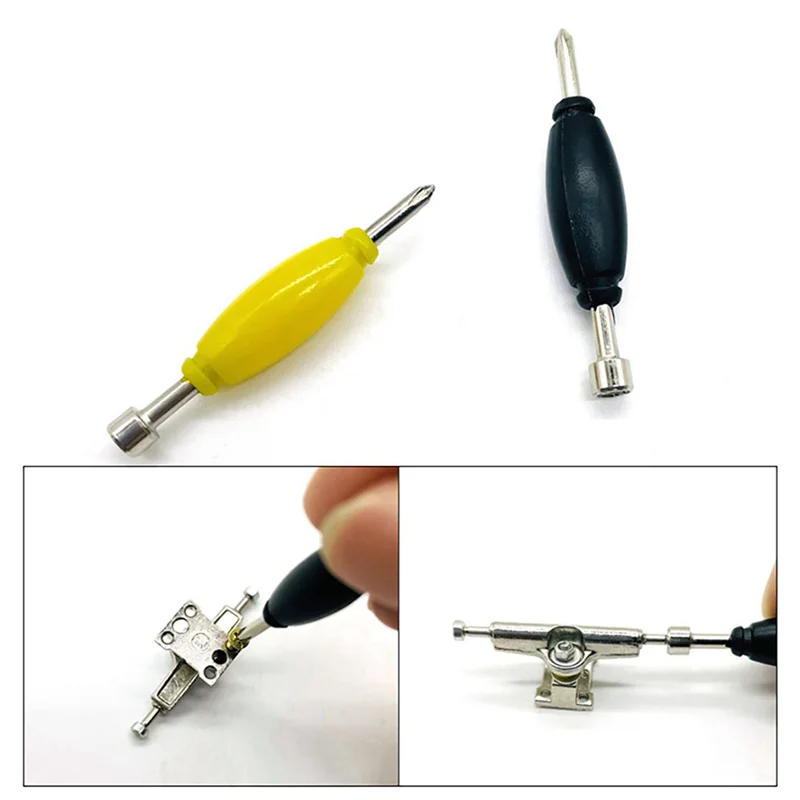 20 قطعة 29 مللي متر لوحة الأصابع الشاحنات سطح لوح التزلج مع المكسرات مع مفك البراغي لألواح التزلج على الأصابع