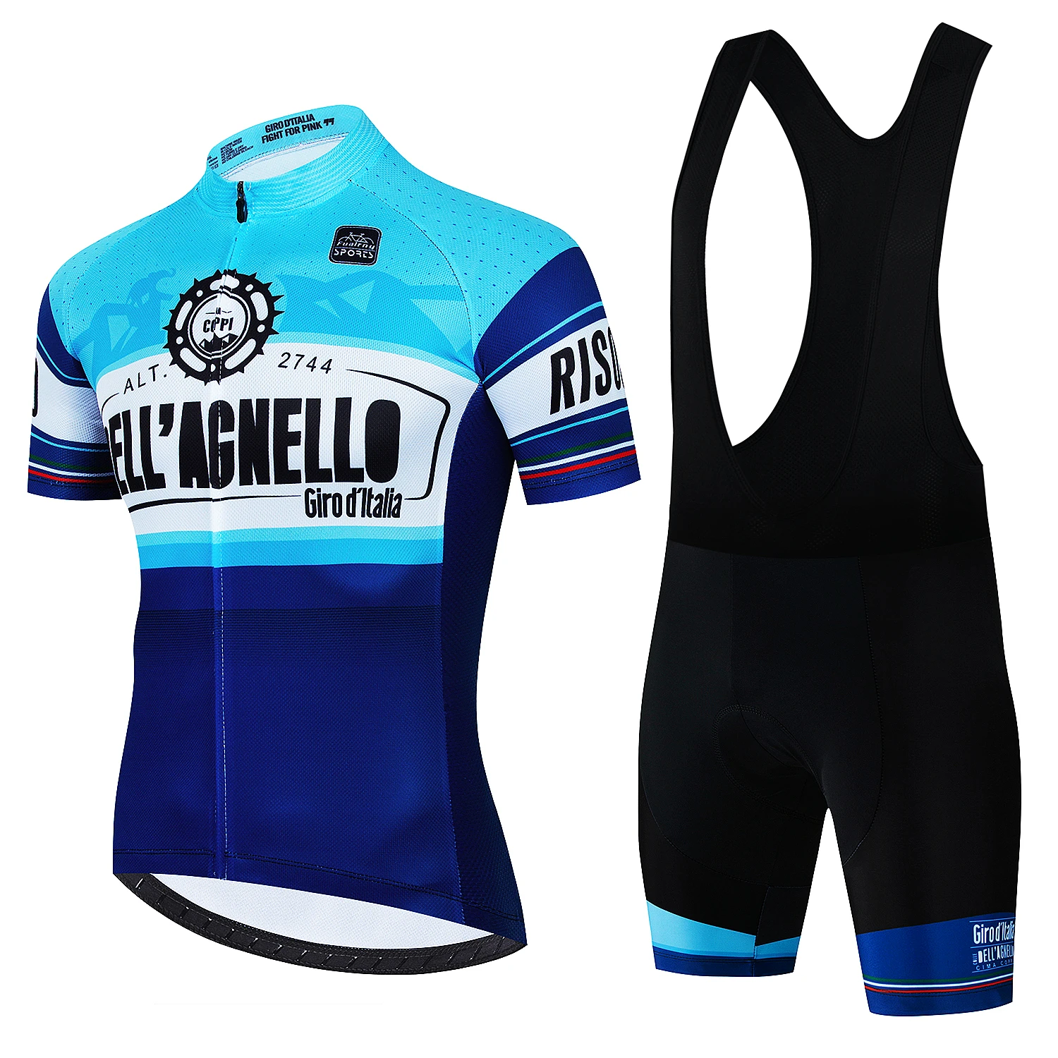 Tour De Italy D'ITALIA Cycling Clothes for Men, Summer Jersey Set, Men's Uniform Shirt, MTB Bib, Cycle, Spring, Mallot Sports