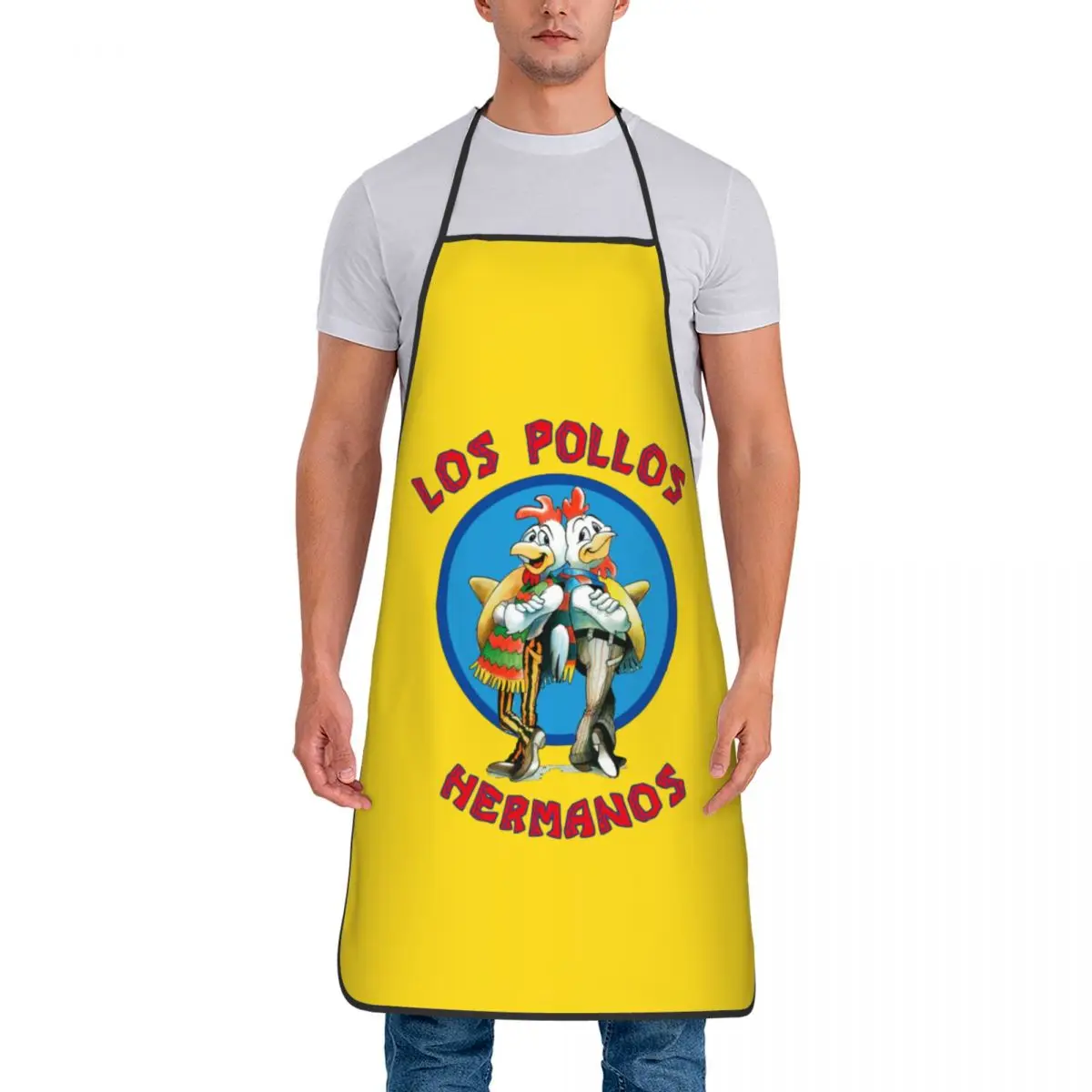 Los Pollos Hermanos Breaking Bad fartuchy Unisex bez rękawów śliniak kuchenny TV do czyszczenia gospodarstwa domowego fartuszek